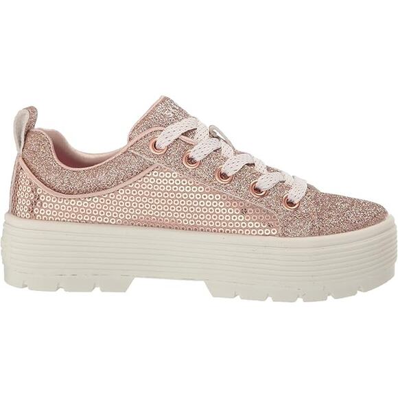 Skechers Girls Street Elevated Sneaker Rose Metallic Size 11.5 New In Box - Picture 2 of 6